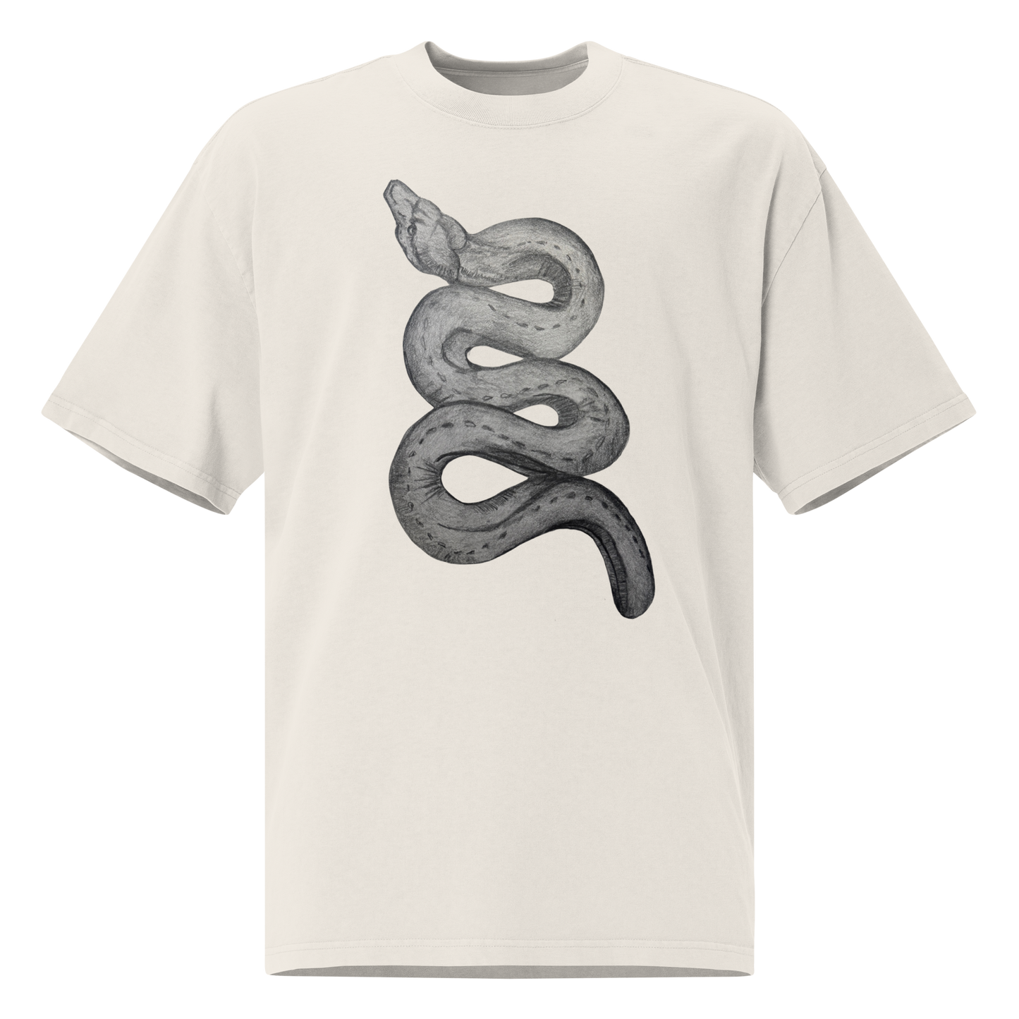 Čūska | Oversized Kokvilnas t-krekls