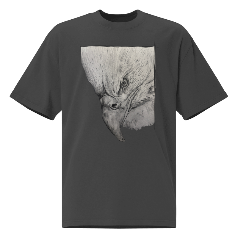 Ērglis | Oversized Kokvilnas t-krekls