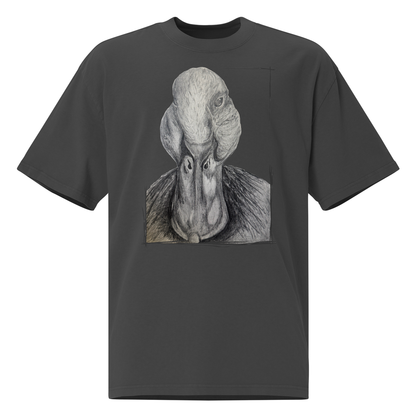 Pīle | Oversized Kokvilnas t-krekls