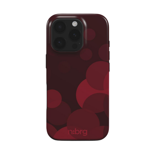 burgundy water | double layer phone case