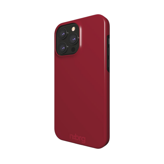 calm burgundy | double layer phone case