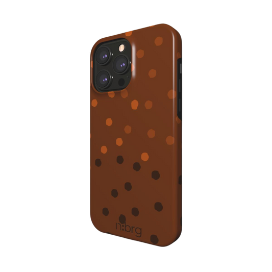 orange dots | double layer phone case