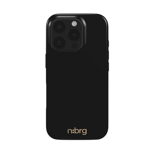 black | double layer phone cover