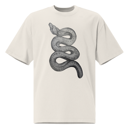 Čūska | Oversized Kokvilnas t-krekls