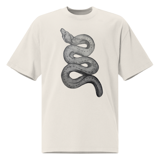 Čūska | Oversized Kokvilnas t-krekls
