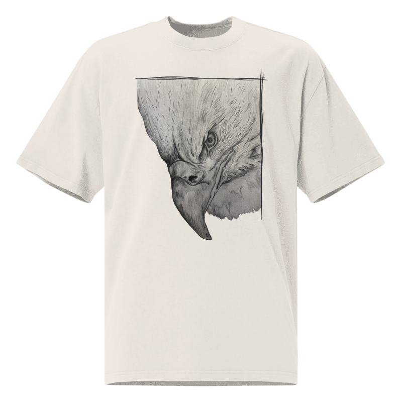 Ērglis | Oversized Kokvilnas t-krekls