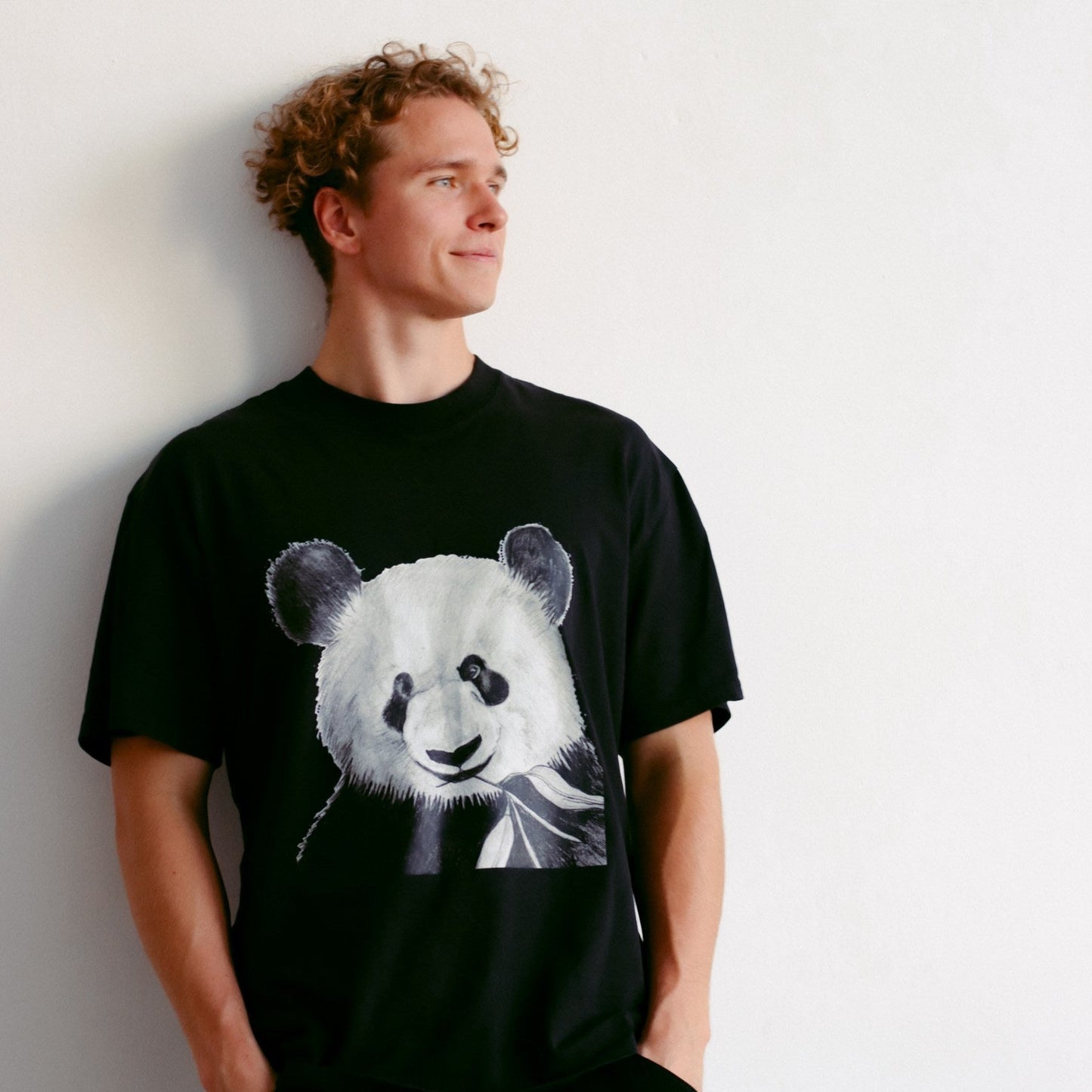 Panda | Oversized Cotton T-shirt 