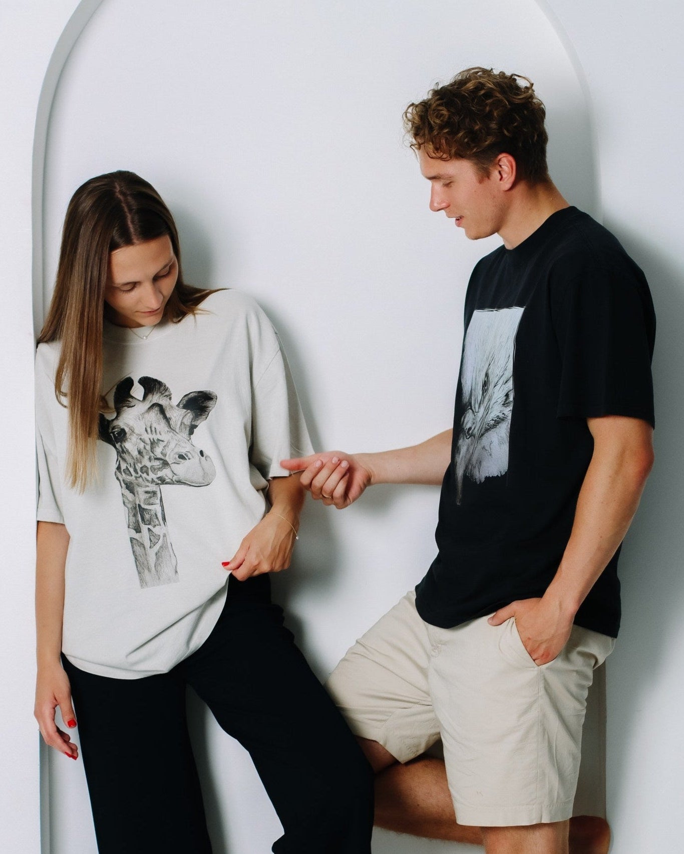Panda | Oversized Kokvilnas t-krekls