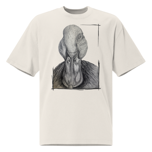 Pīle | Oversized Kokvilnas t-krekls