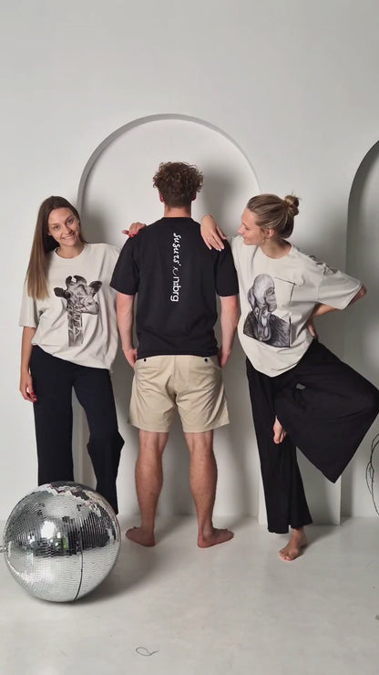 Panda | Oversized Kokvilnas t-krekls