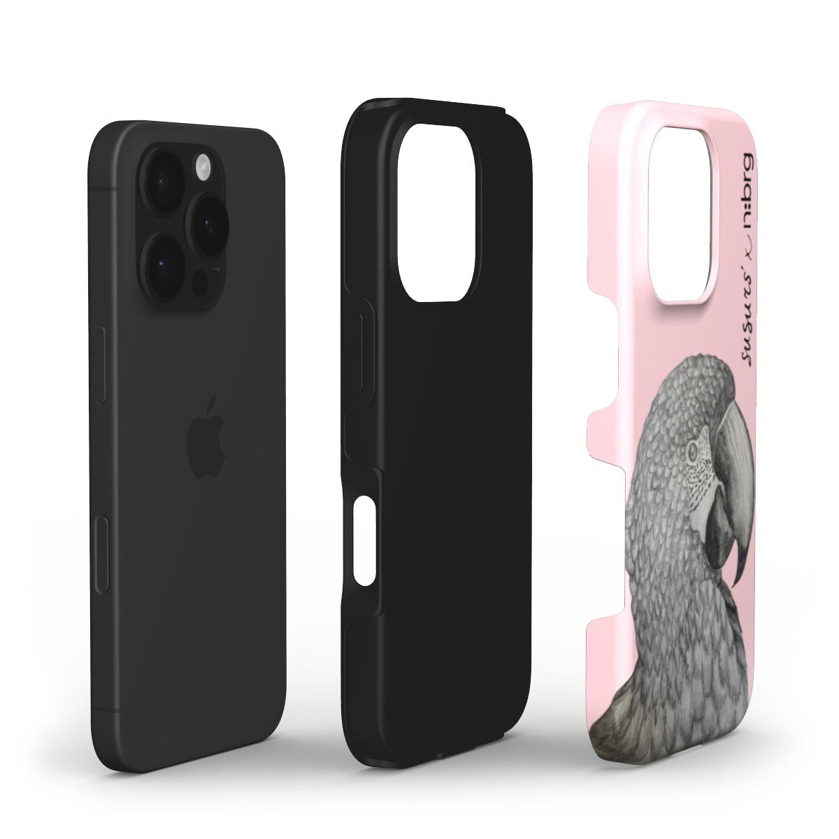 Papagailis | apple telefona dubultslāņu vāciņš